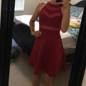 red homecoming dress